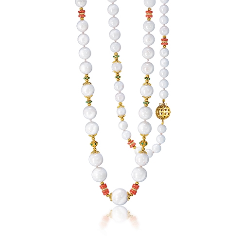 Byzantine-Bead-Necklace_Coral-White-Coral-Emerald