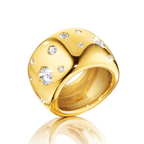 Constellation Band Ring_Gold-Diamond