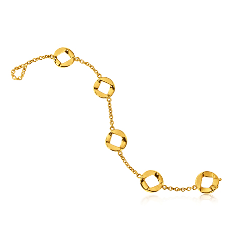Verdura-Jewelry-Curb-Link-Station-Bracelet-Gold