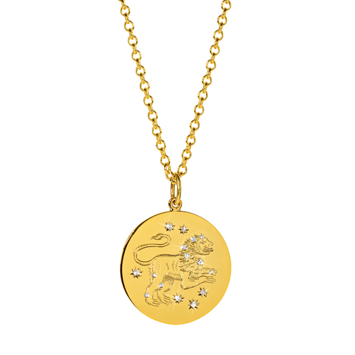 Verdura-Jewelry-Zodiac-Pendant-Necklace-Leo-Gold-Diamond