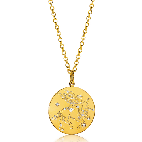 Verdura-Jewelry-Zodiac-Pendant-Necklace-Sagitarrius-Gold-Diamond