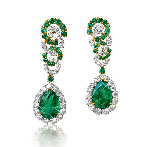 emerald-cascade-earclips