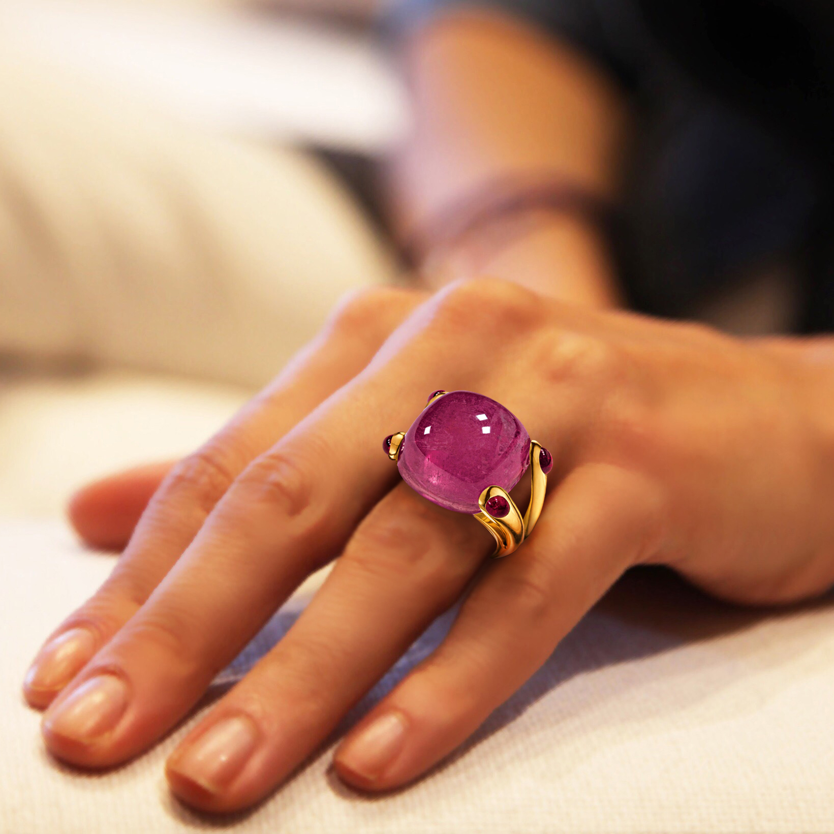 Candy Ring Rubellite