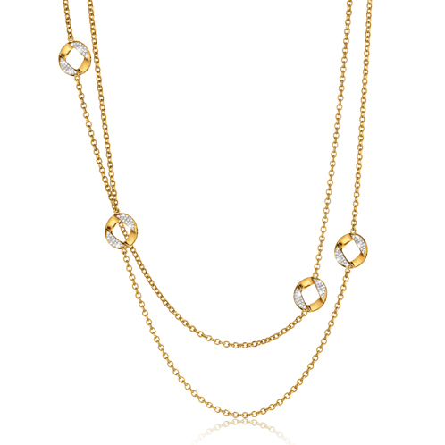 Curb-Link Station Necklace