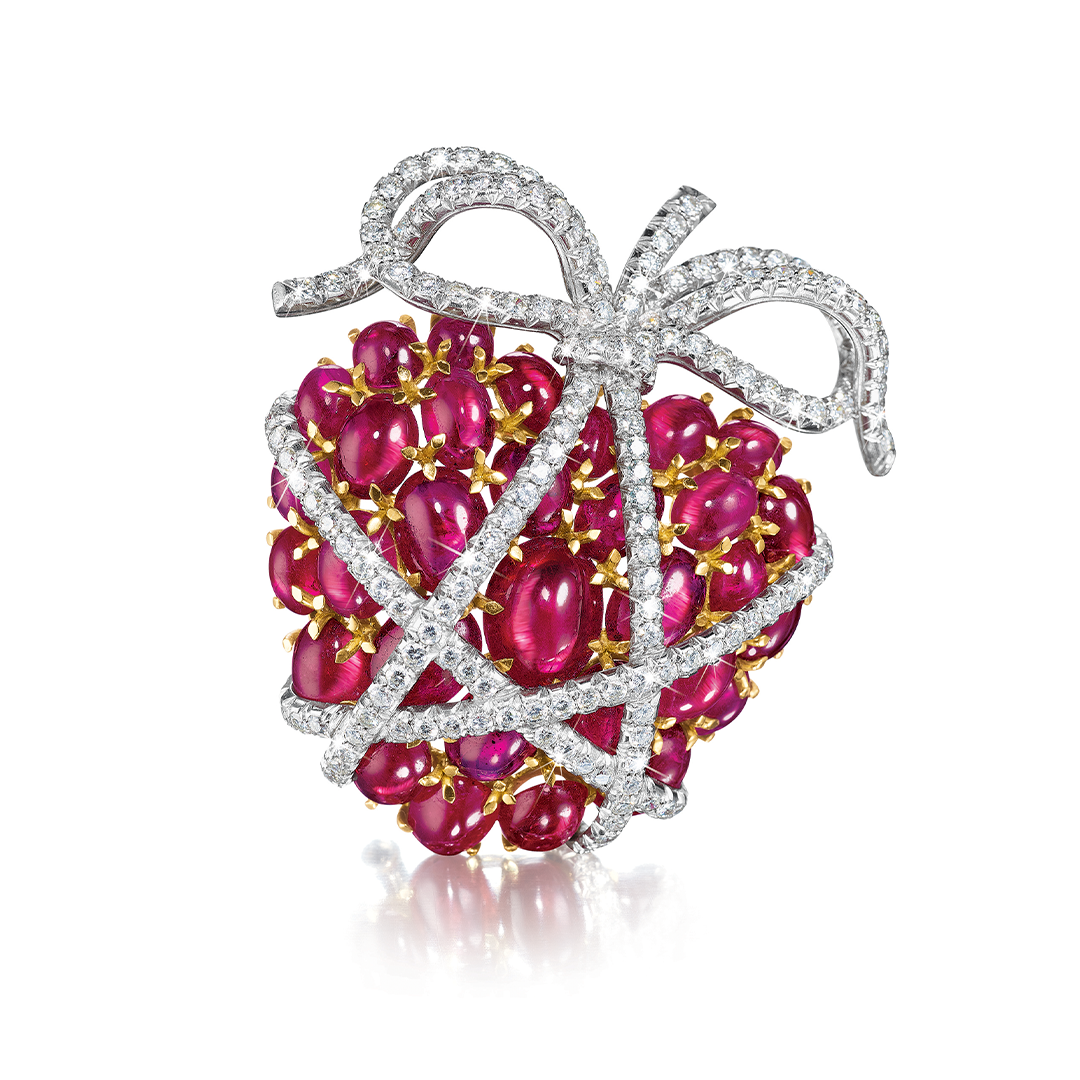 Verdura-Jewelry-Wrapped-Heart-Brooch-Ruby